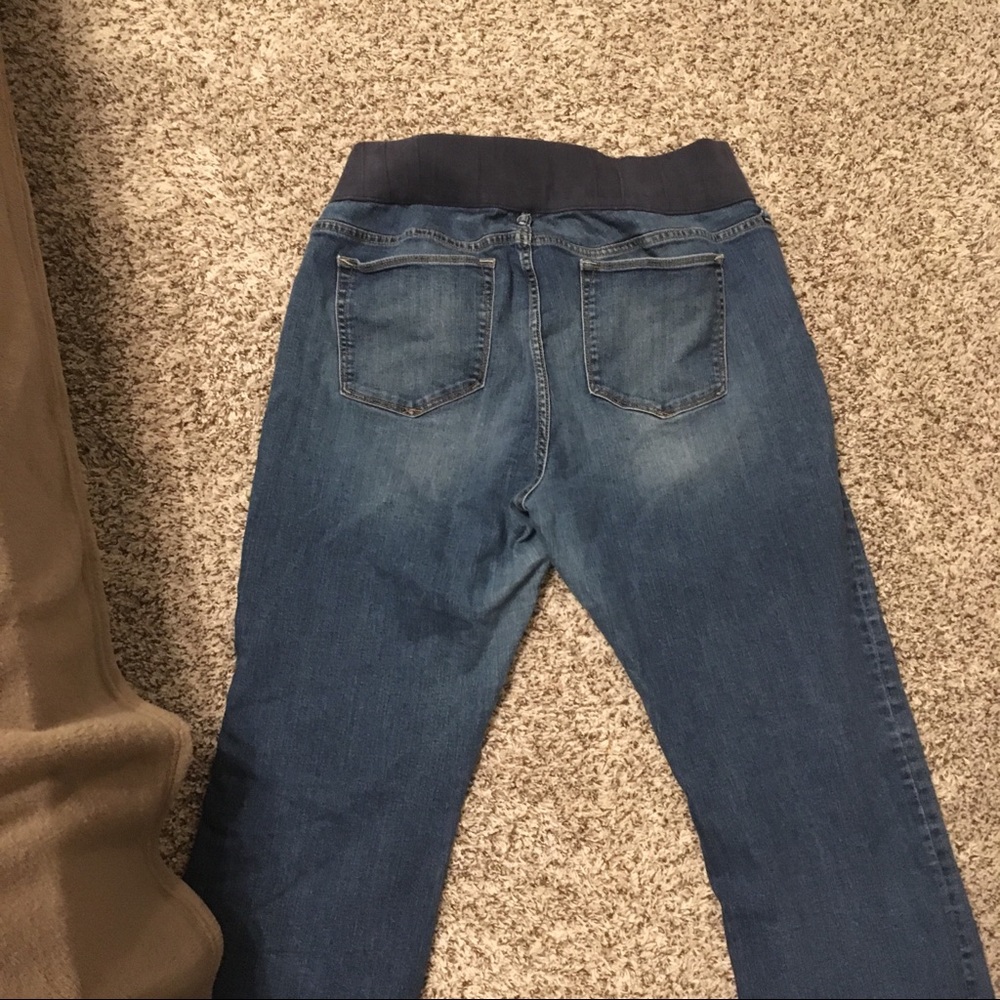 Under-belly maternity jeans. Size 18L
